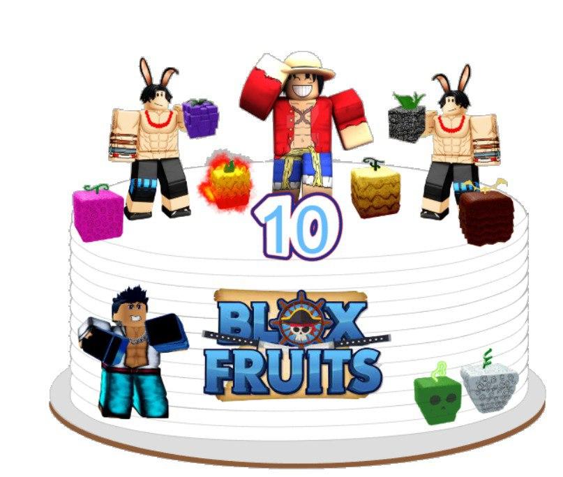 Arquivo de corte topo de bolo Blox Fruit