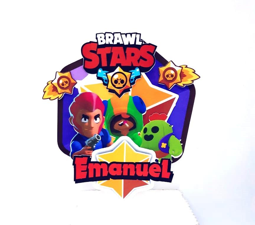 Arquivo de corte topo de bolo Brawl Star