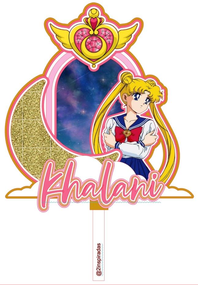 Arquivo de corte topo de bolo Sailor Moon