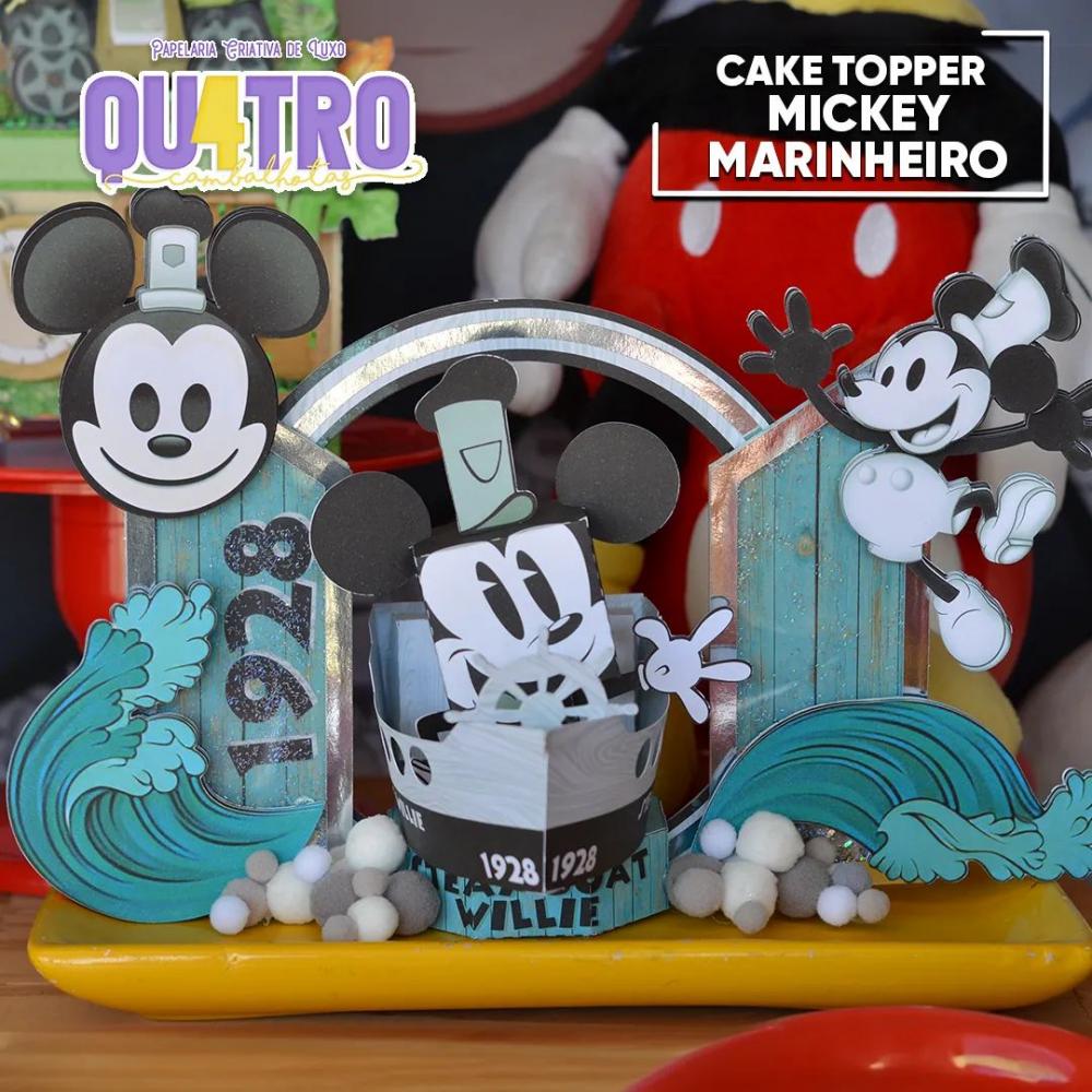 Arquivo de corte topo de bolo Mickey