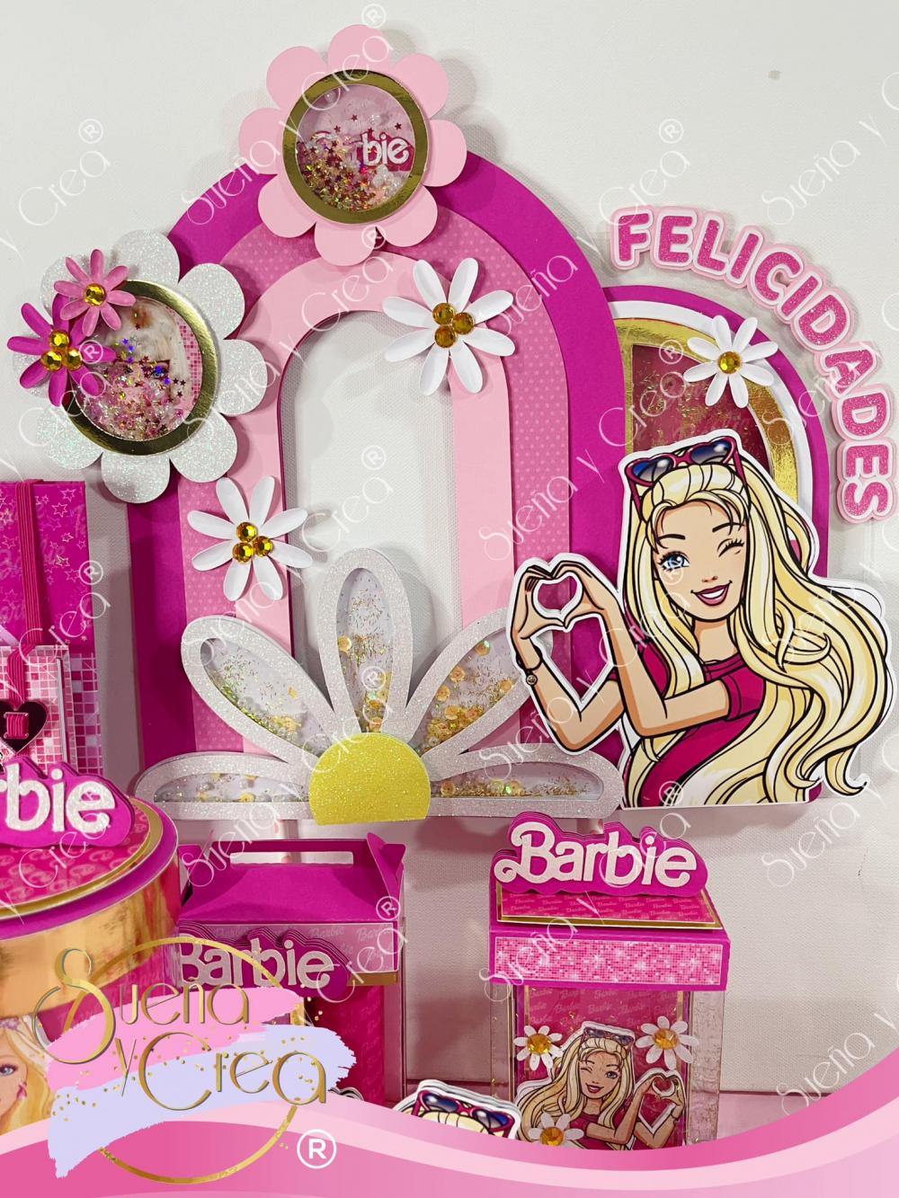 Topo de Bolo Barbie