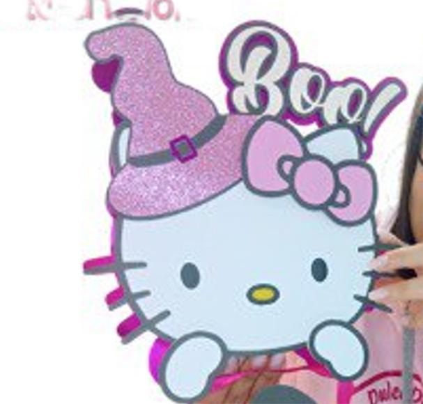 Arquivo de corte topo de bolo Hello Kitty