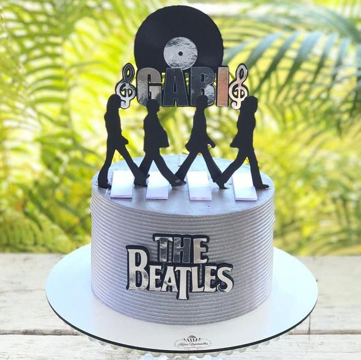 Topo de Bolo Beatles