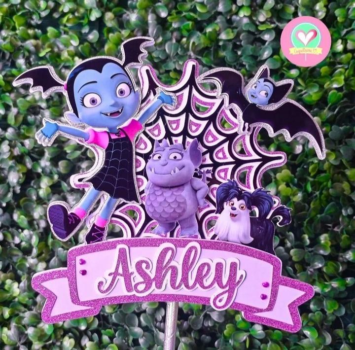 Topo de bolo Vampirina