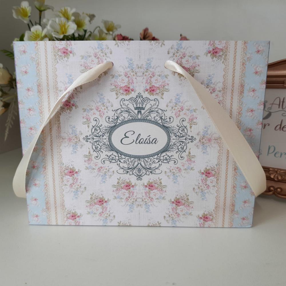 Sacolinha Personalizada tema Floral