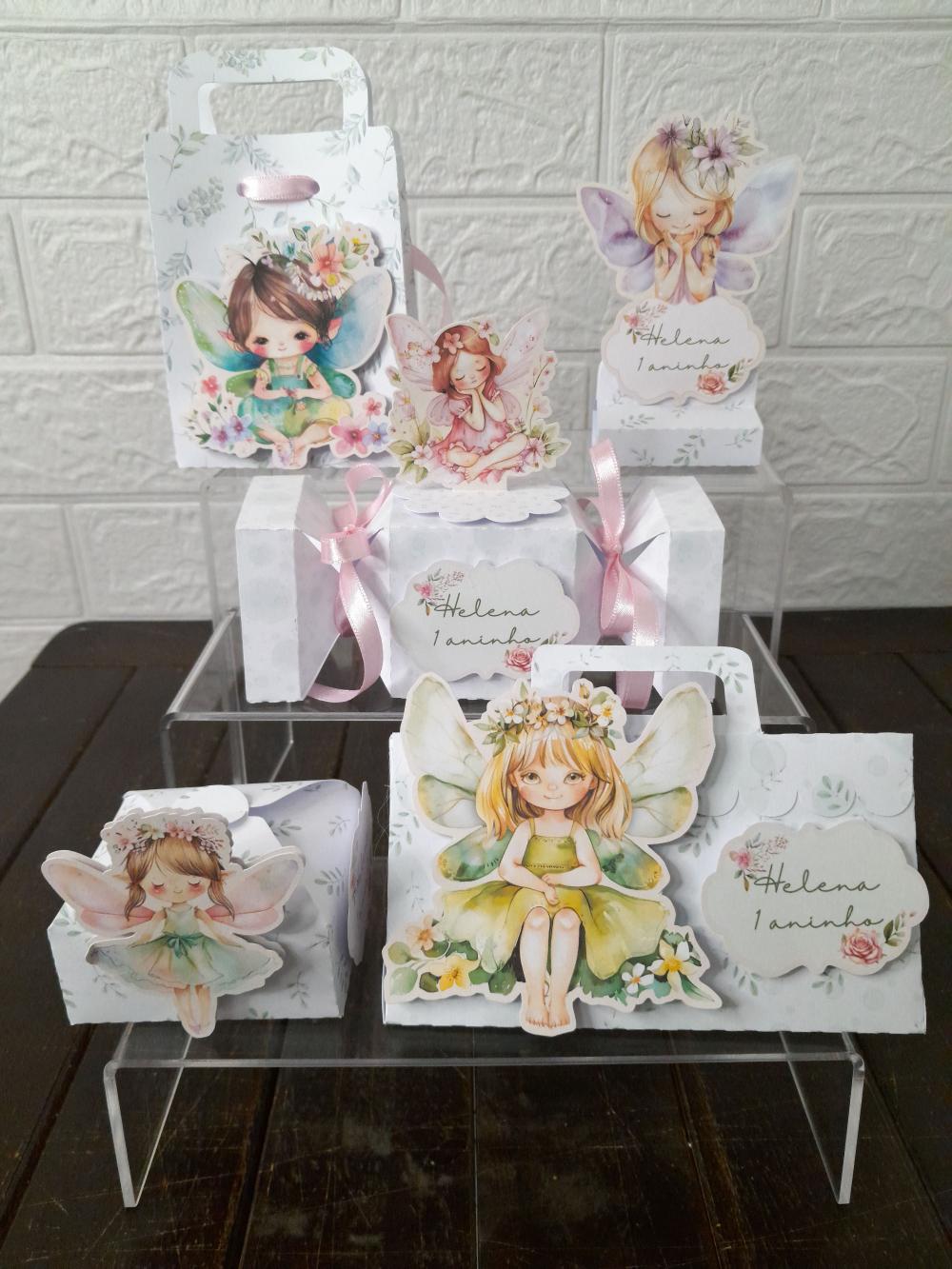 Kit de Personalizados Jardim das Fadas 50 peças