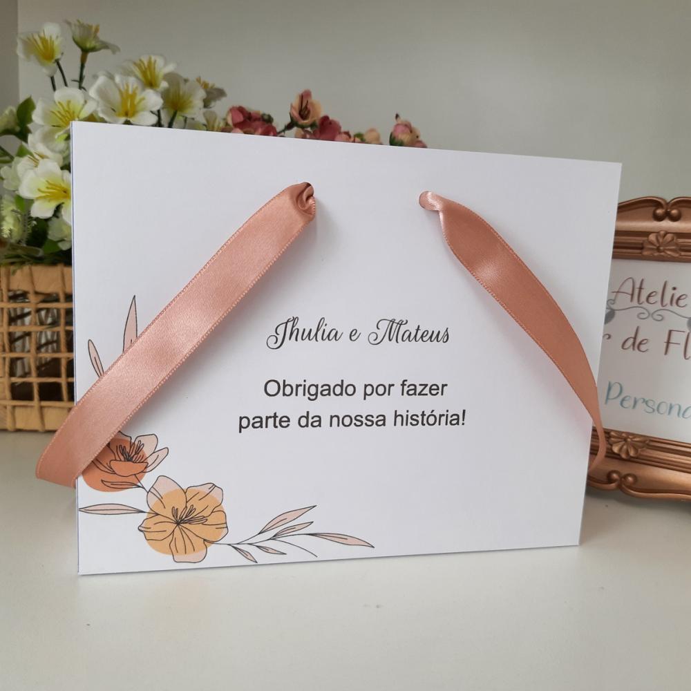 Sacola para Convite de Padrinhos de Casamento