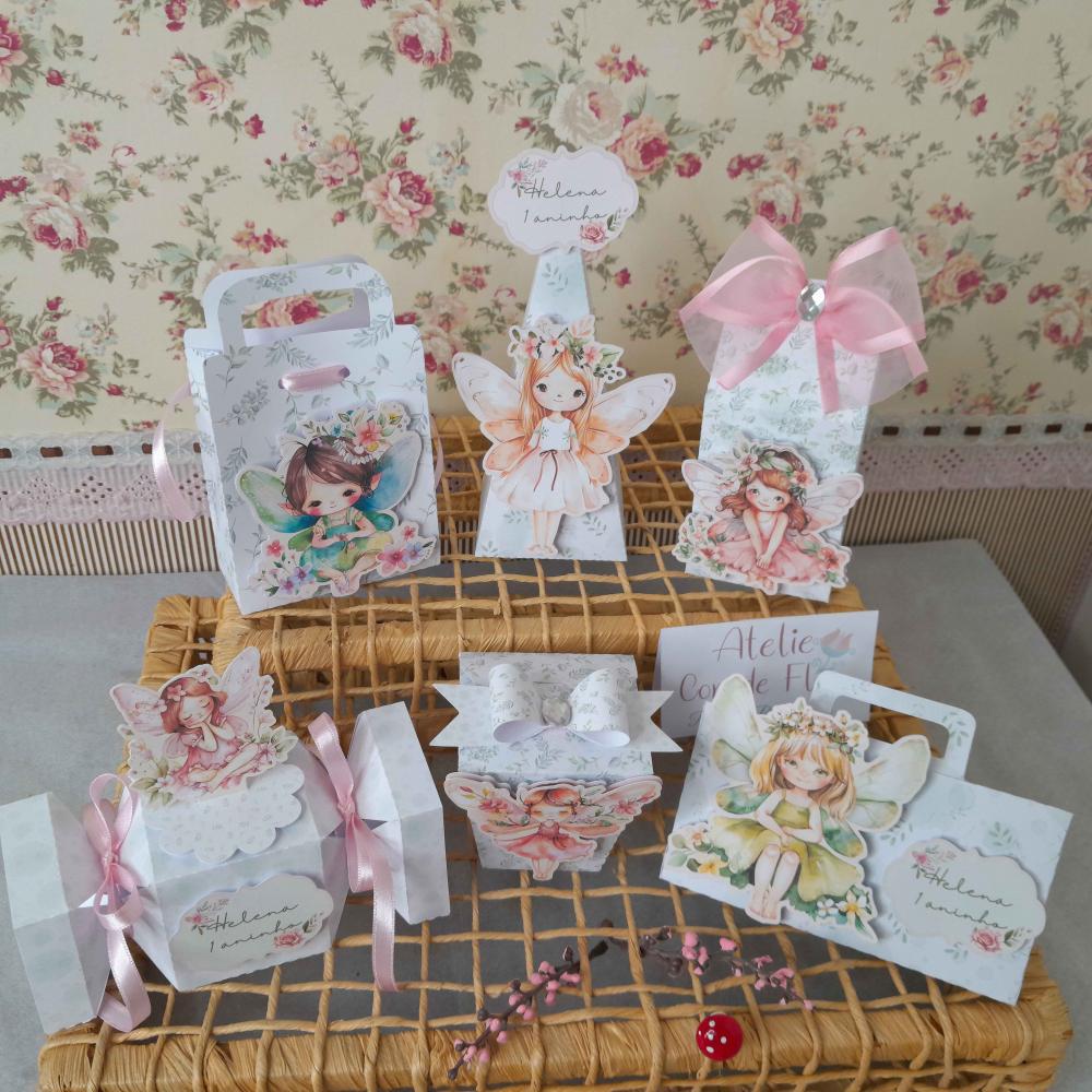 Kit de Personalizados Jardim das Fadas