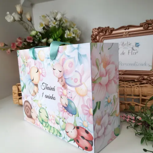 Sacola Personalizada tema Bichinhos Encantados