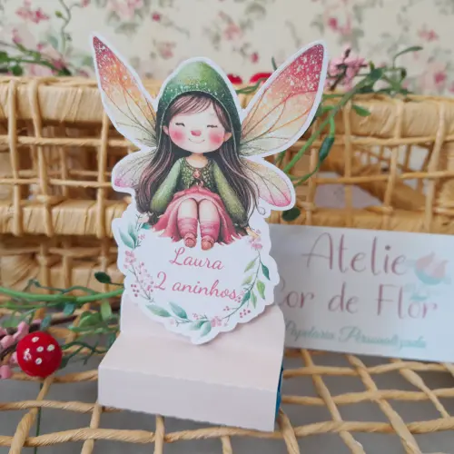 Kit de Personalizados Jardim das Fadas 50 peças