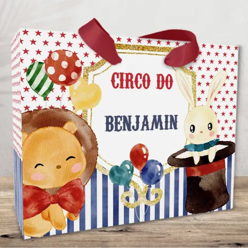 Sacola Personalizada Circo Menino