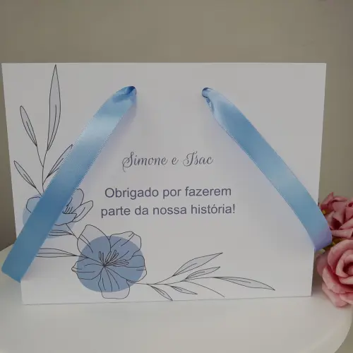 Sacola para Convite de Padrinhos de Casamento