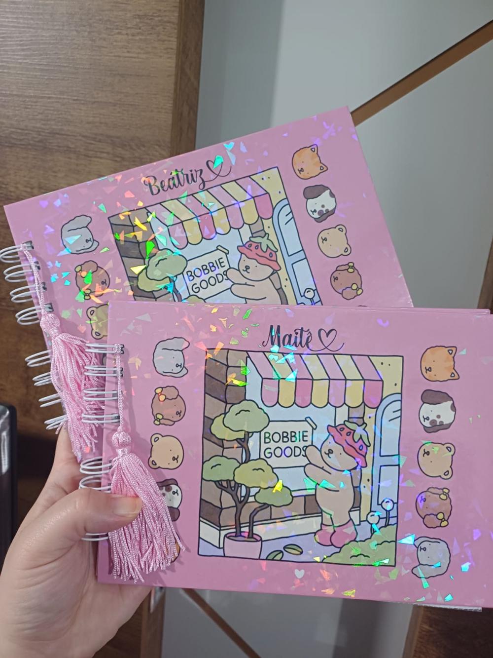 Livro de colorir Boobie Goods personalizado 50 folhas