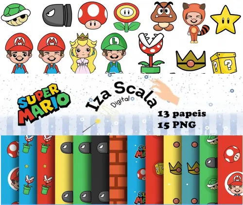 Super Mario Cute -Compre 1 e ganhe 2