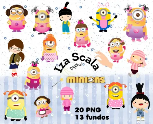 Minions Rosa - Compre 1 e ganhe 2