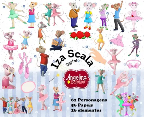 Angelina Ballerina - Compre 1 e ganhe 2