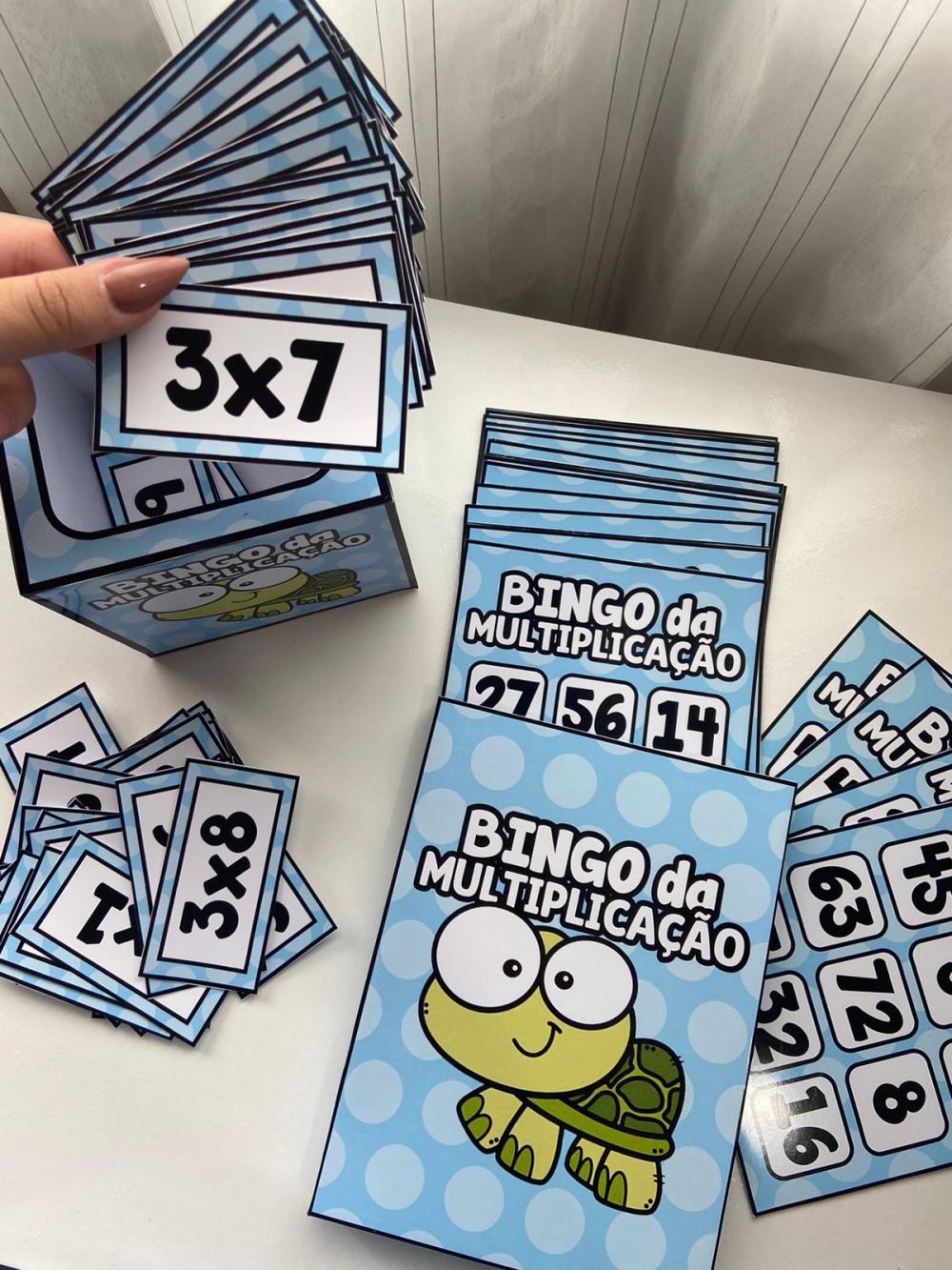 BINGO DA MULTIPLICAÇÃO arquivo para impressão