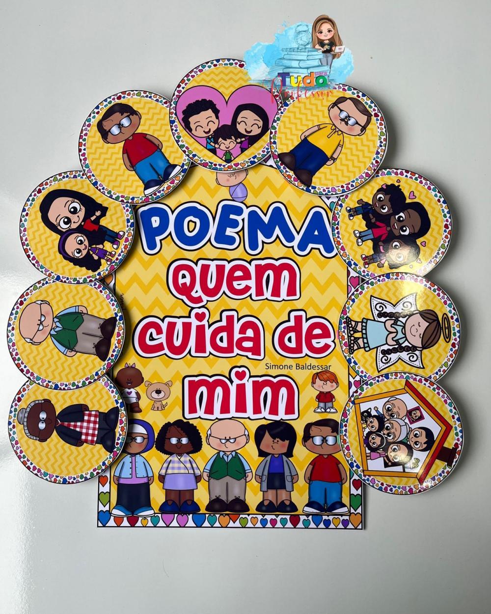 LUVA POEMA QUEM CUIDA DE MIM arquivo para impressão