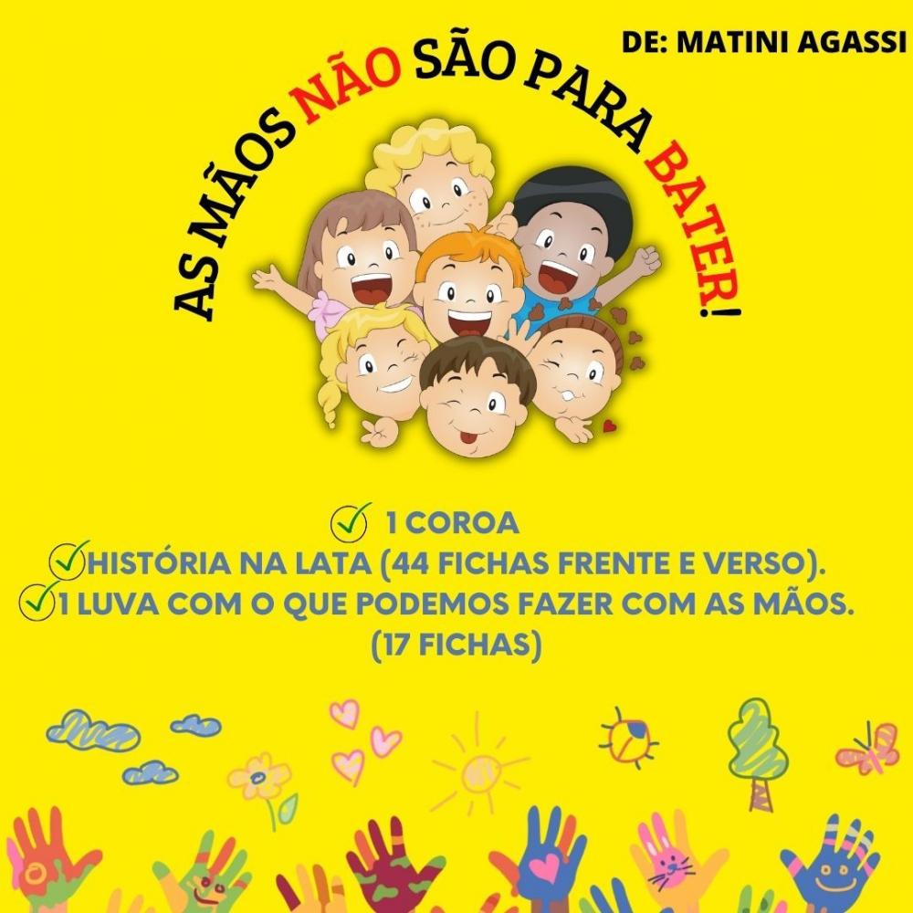 AS MÃOS NÃO SÃO PARA BATER- KIT