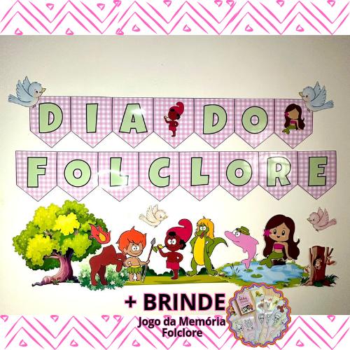 PAINEL FOLCLORE + BRINDE (JOGO DA MEMÓRIA)