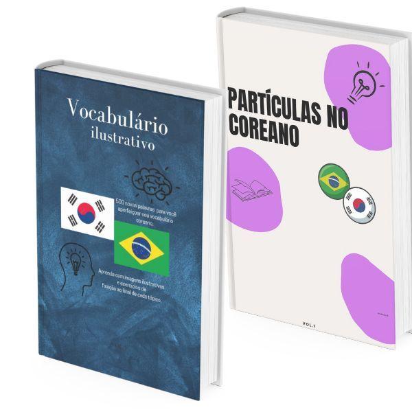 Vocabulário ilustrativo + partículas no coreano