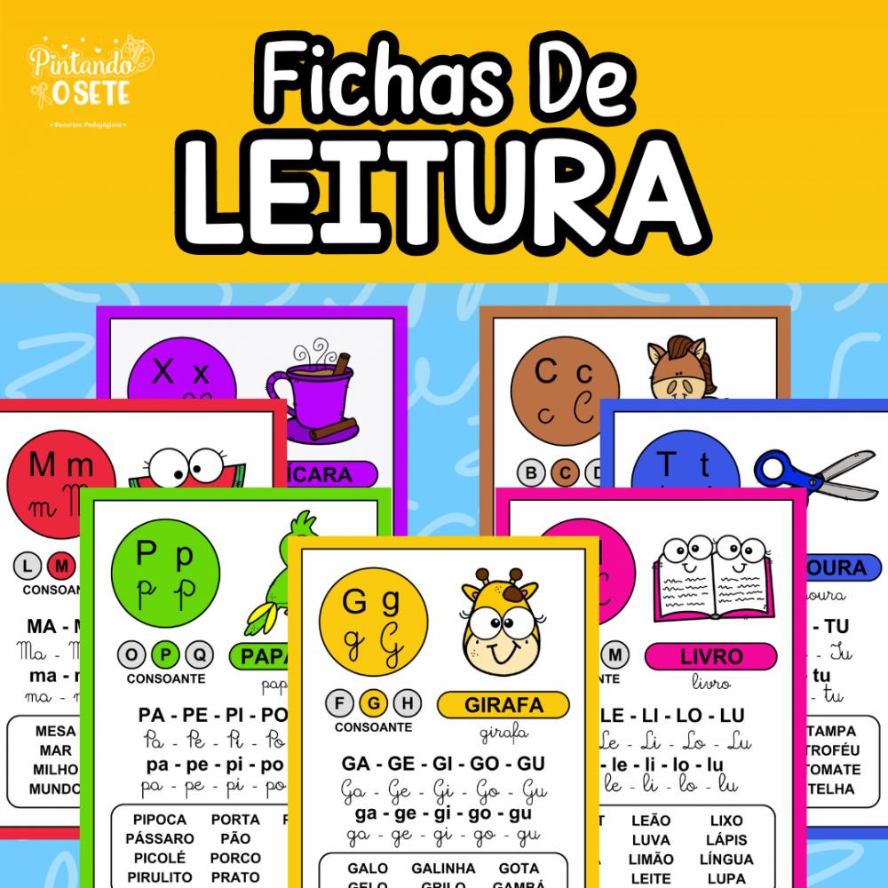 Fichas de Leitura Alfabeto