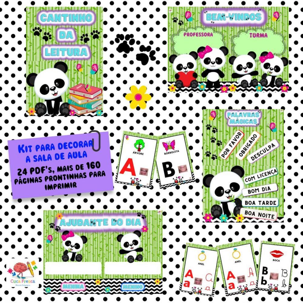 Kit sala Tema Panda