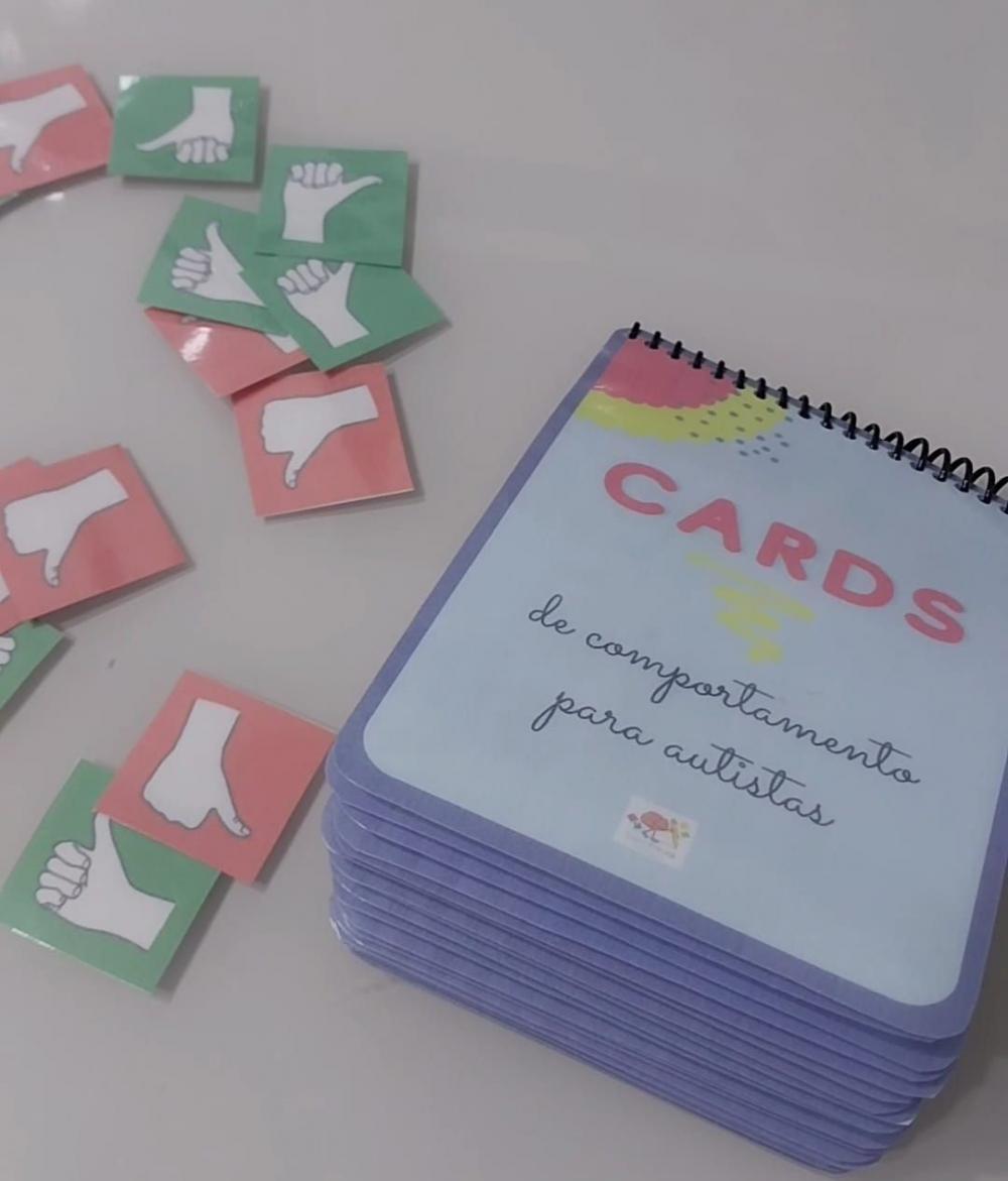 Cards de comportamento para autista