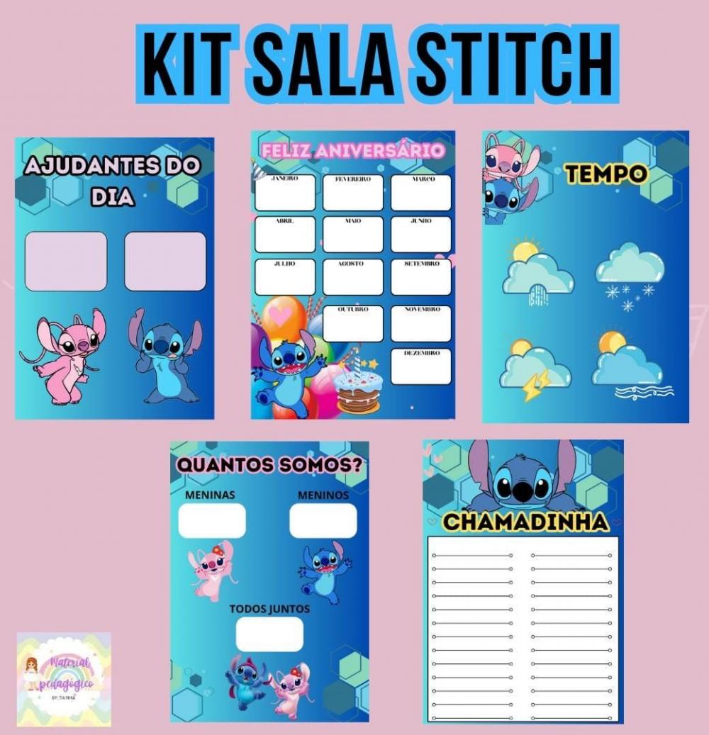 KIT SALA DE AULA STITCH