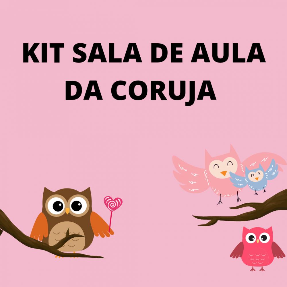 Kit sala de aula Corujinha