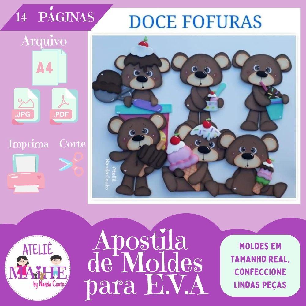 APOSTILA DE MOLDES PARA EVA DOCE FOFURAS