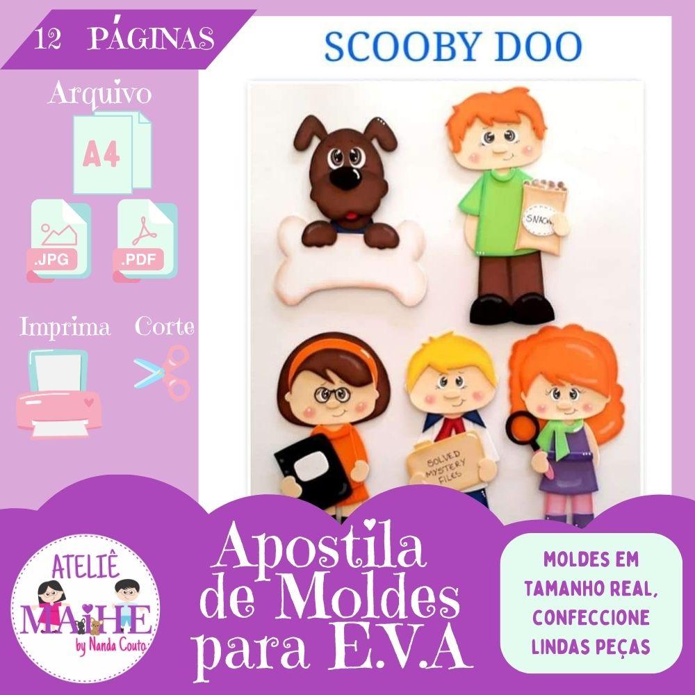 APOSTILA DE MOLDES PARA EVA SCOOBY DOO