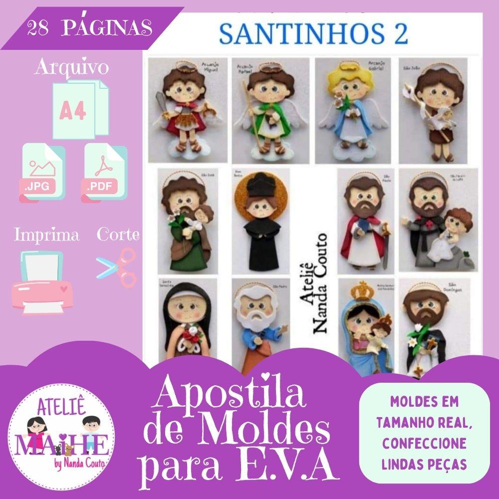 APOSTILA DE MOLDES PARA EVA SANTINHOS 2