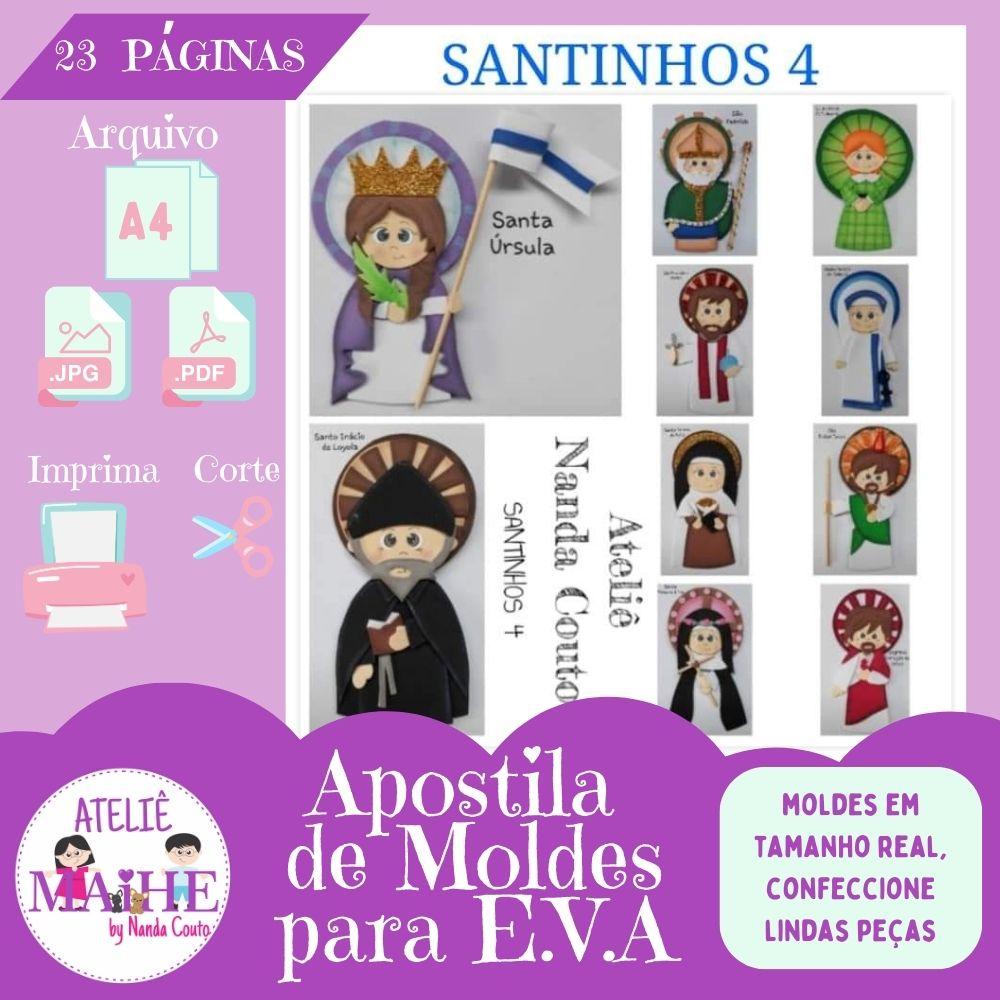 APOSTILA DE MOLDES PARA EVA SANTINHOS 4