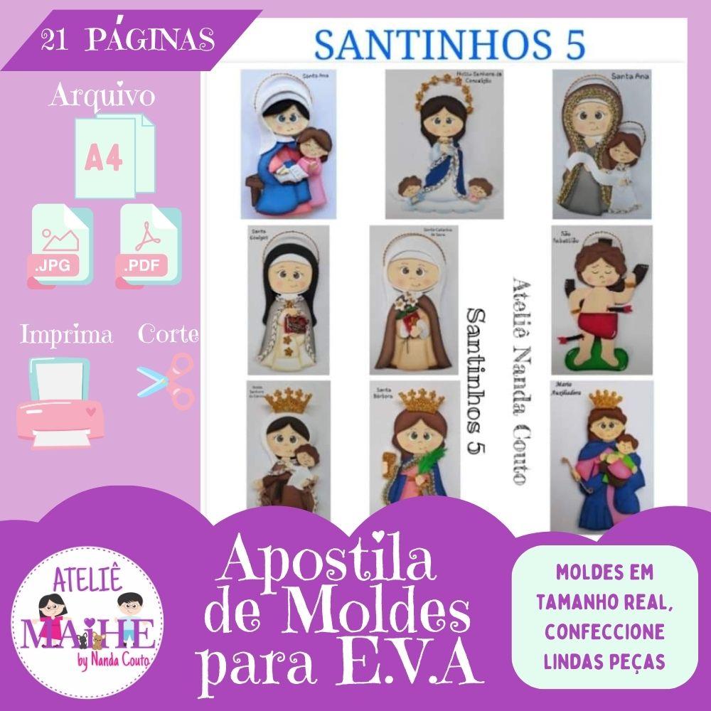 APOSTILA DE MOLDES PARA EVA SANTINHOS 5