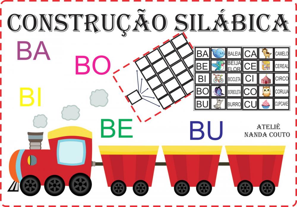 CONSTRUÇÃO SILÁBICA arquivo para impressão