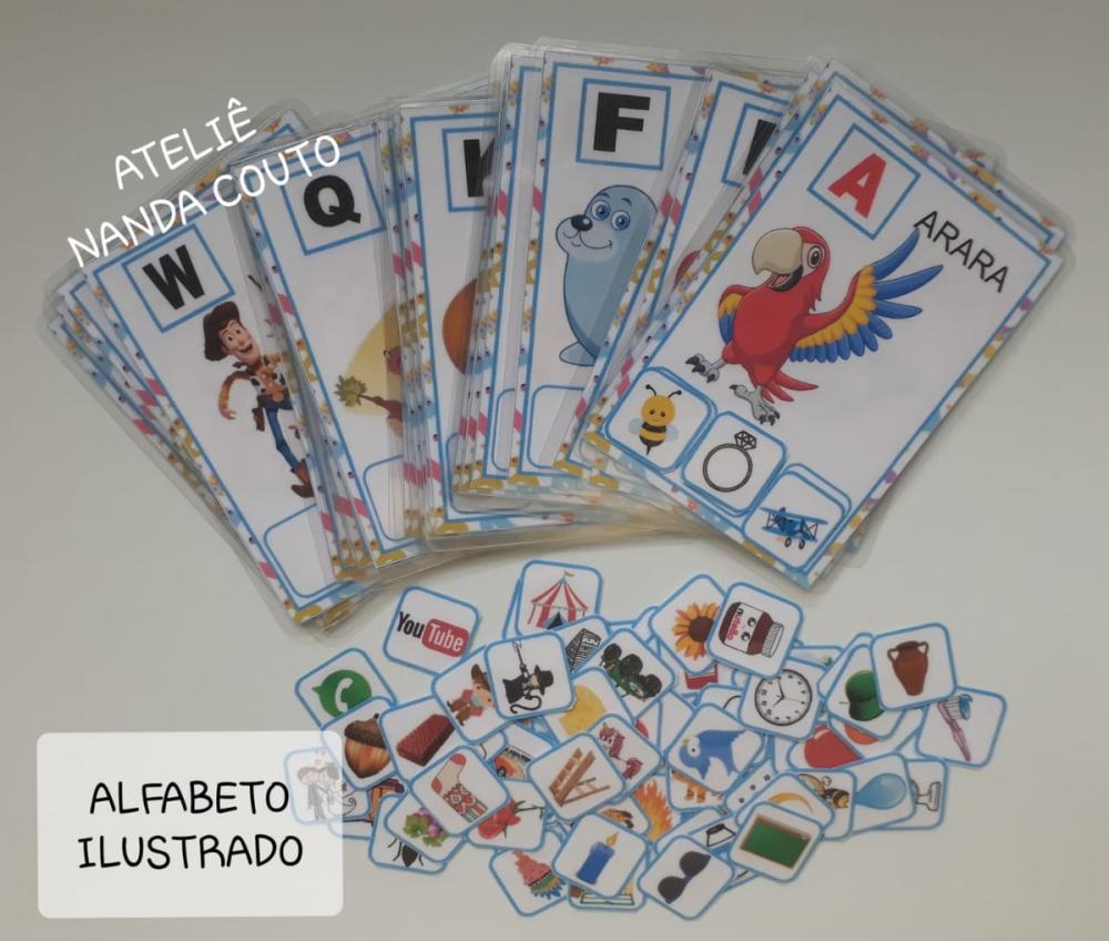 ALFABETO ILUSTRADO arquivo para impressão