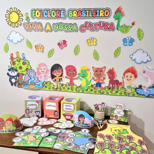 KIT FOLCLORE BRASILEIRO EDUCA ARTE