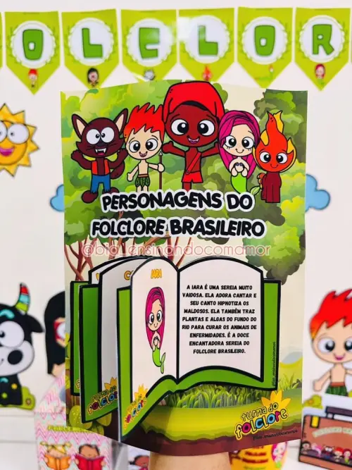 Livrinho Personagens Do Folclore Brasileiro