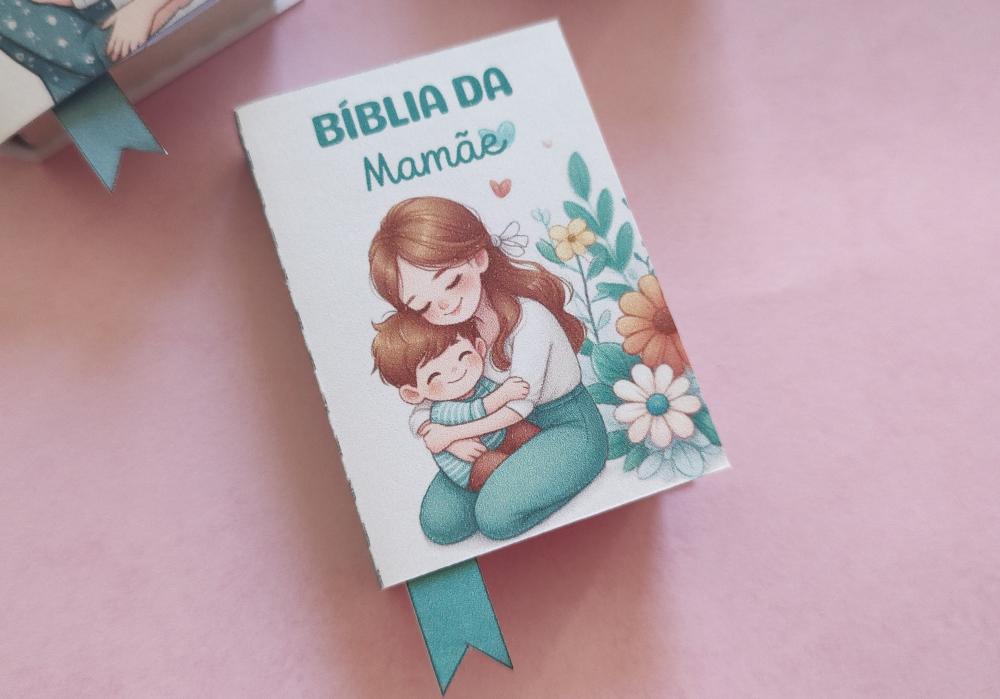 Arquivo de corte dia das mães mini biblia bis studio/pdf - envio imediato