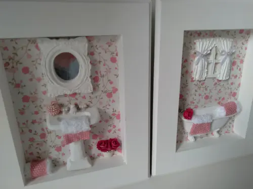 Quadros para banheiro ou lavabo