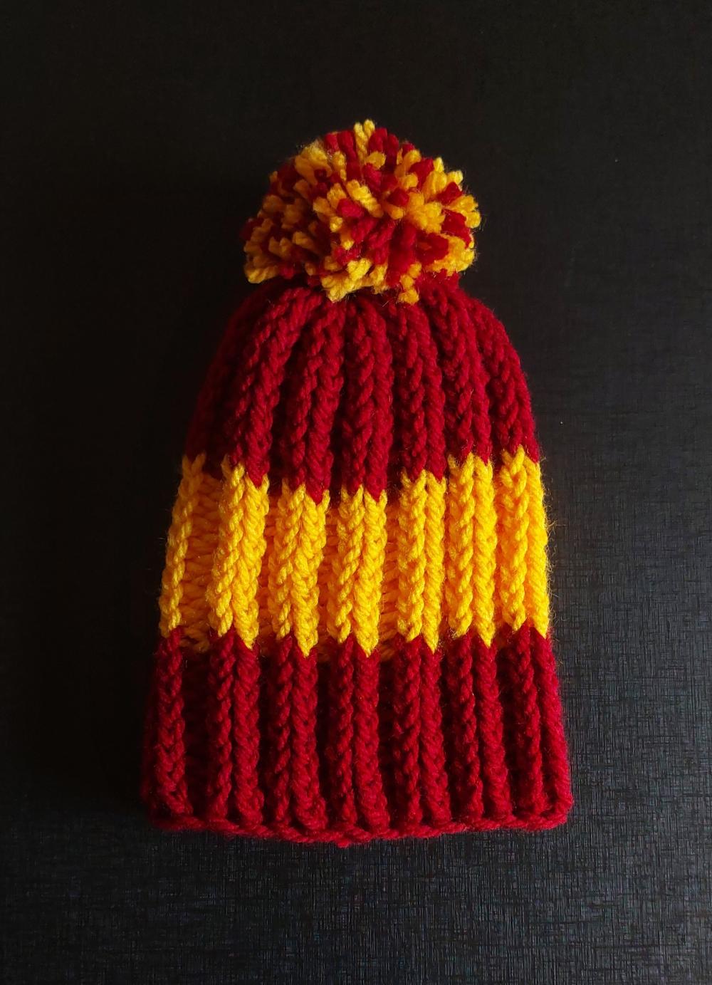 Touca Harry Potter Grifinoria baby newborn