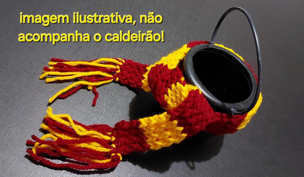 Mini Cachecol Hogwarts para caldeirão