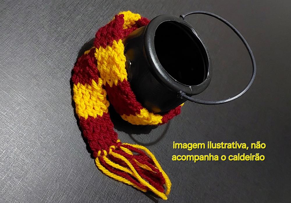 Mini Cachecol Hogwarts para caldeirão