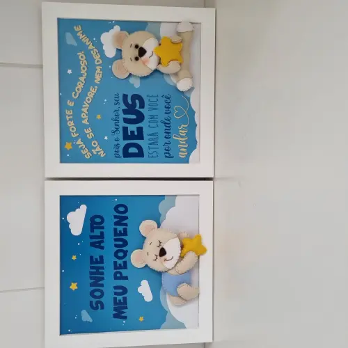 Quadros para Decoração do Quarto do Bebê Urso