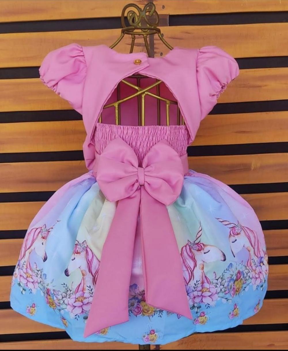 Vestido de festa Unicórnio