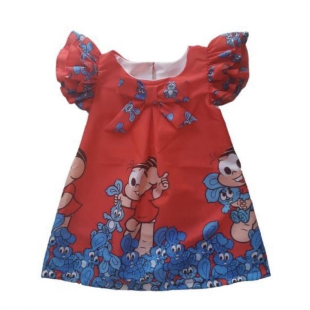 Vestido temático trapézio infantil