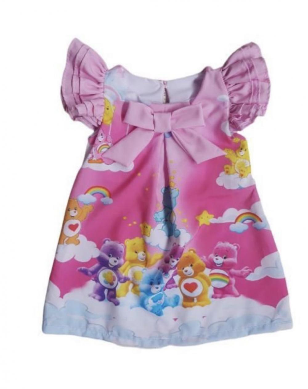 Vestido temático trapézio infantil