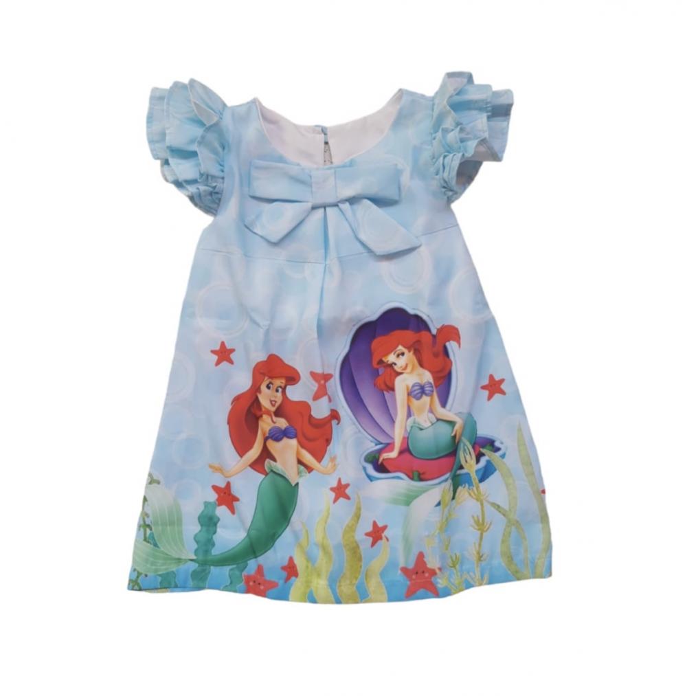 Vestido temático trapézio infantil