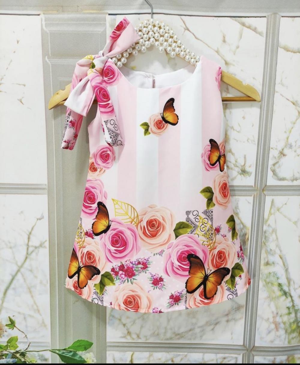 Vestido temático trapézio infantil